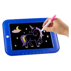 EDU - Light up drawing pad with 6 colours and stencils