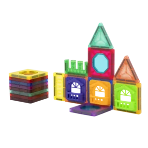 20 magnetic tiles and windows